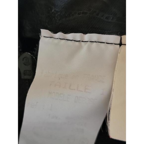 Peter And Jo Made In France Black Jacquard Size 1 (S) Trumpet Women's Skirt #7 - Picture 11 of 12